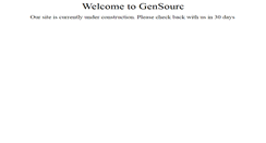 Desktop Screenshot of gensourc.com